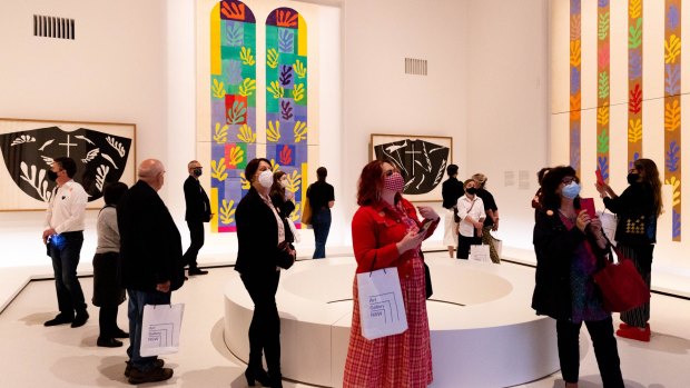 The Matisse exhibition at the Art Gallery of NSW. 