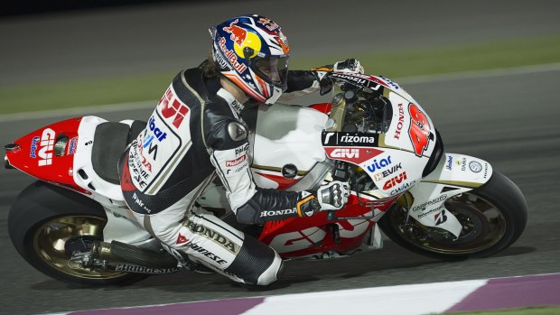 Miller during the MotoGP Tests in Qatar.