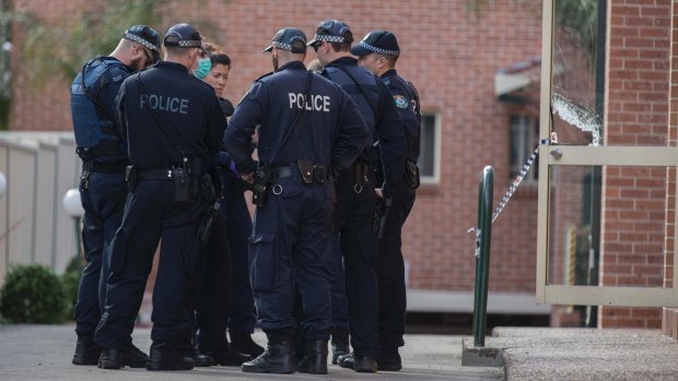 Police raid a home in Lakemba on July 30 over an alleged plot to bring down a plane.