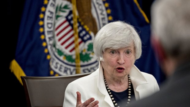Federal Reserve chair Janet Yellen said her "best guess" was prices would accelerate soon.