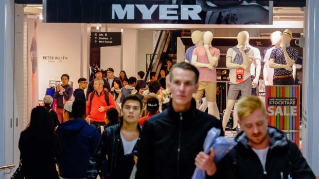 Myer is aiming to encourage "high value" customers to spend more in its stores with new brands, better fitting rooms, Wi-Fi and wine bars.
