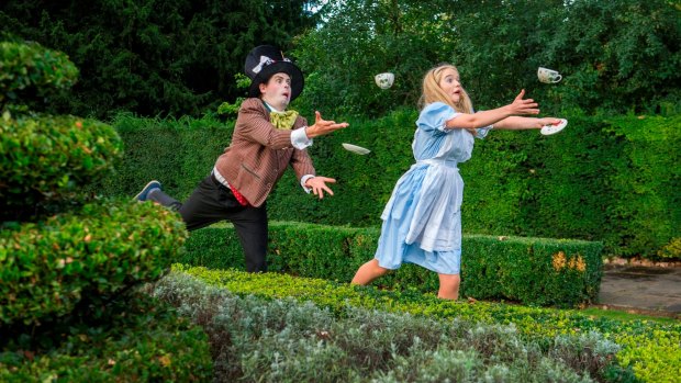 The classic tale of Alice in Wonderland is staged at Ripponlea by the Royal Shakespeare Company.