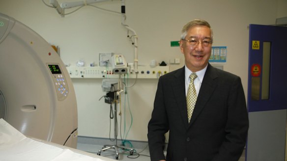 Gilman Wong, chief executive of Sirtex, at St Vincent's Hospital Sydney in 2011.