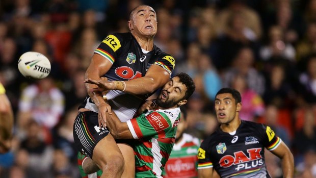 Bombs away: Leilani Latu was about to enlist in the army before accepting a Panthers lifeline.