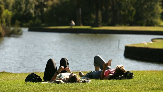 The Melbourne University research found increasing the number of parks in Melbourne could improve health. 