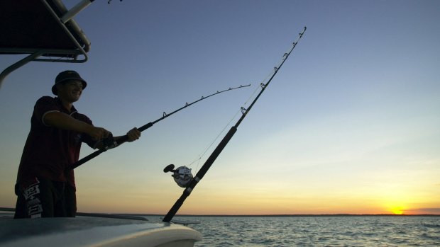 Big fish such as barra,  trevally, snapper and mackerel can be hooked in Darwin Harbour.