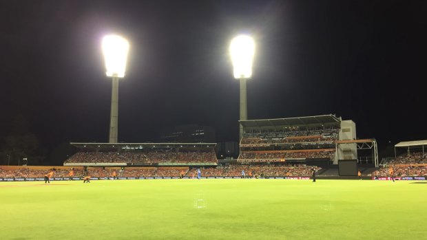 Friday night lights at the WACA.