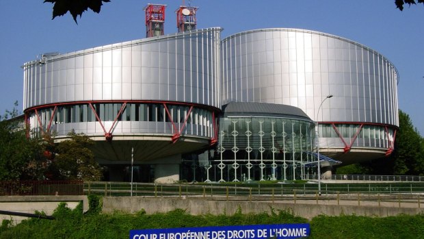 The European Court of Human Rights in Strasbourg, France.