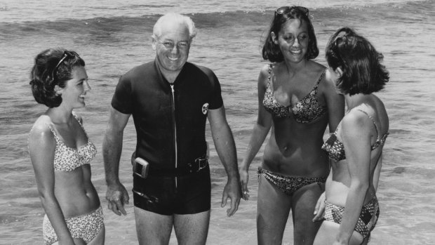 The real Harold Holt was a keen swimmer.