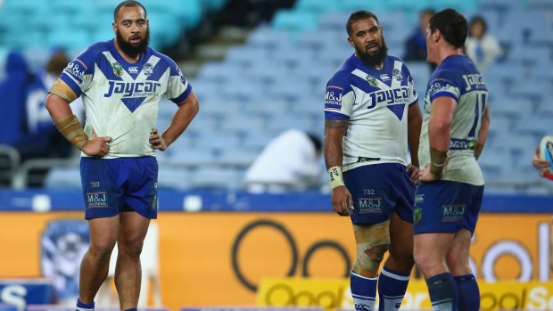 Big bopper: Kasiano tipped the scales at 144kg when he returned to training after the off season.