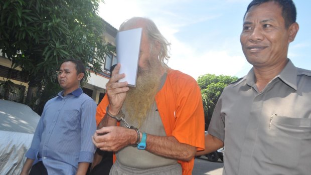 Bali police said Robert Andrew Fiddes Ellis could be part of an international paedophile network.