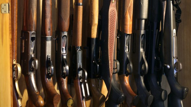Gun owners can stockpile hundreds of weapons by repeatedly using the same "good reason".