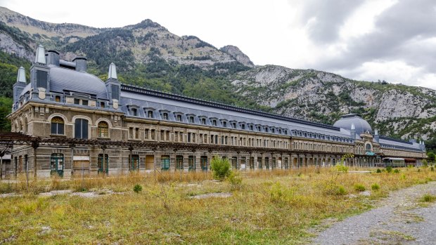 Canfranc station was once the second biggest train station in Europe.