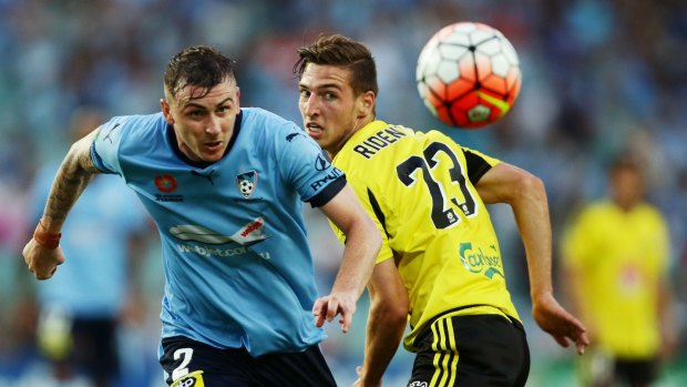 Nightmare: Sebastian Ryall and his Sydney FC teammates disappointed once again.