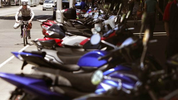 The Queen's Wharf casino and resort development has left motorcyclists short of parking spaces.