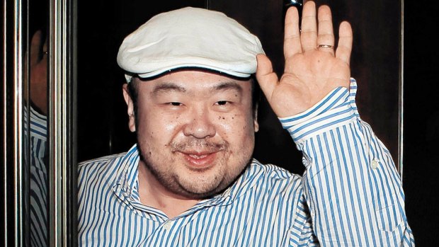 Kim Jong-nam, eldest son of then North Korean leader Kim Jong Il, waves after his first-ever interview with South Korean media in Macau in 2010.