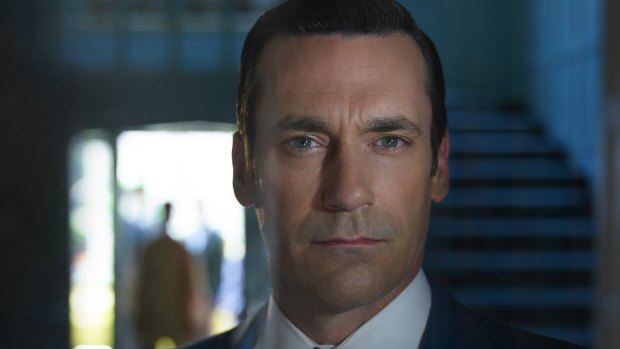 Winner at last: Jon Hamm has won an Emmy for playing Don Draper in <i>Mad Men</i> after being nominated 16 times. 