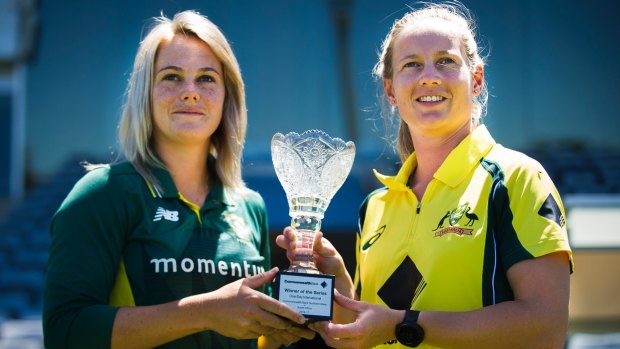 Familiar faces: South African captain Dane van Niekerk and Australian captain Meg Lanning will be lining up against each other again on Saturday.