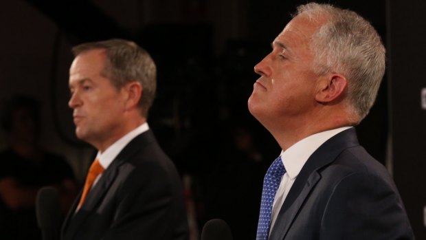 Opposition Leader Bill Shorten and Prime Minister Malcolm Turnbull.