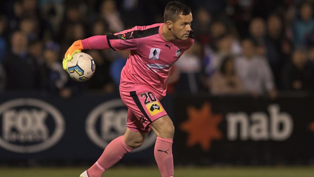 Brick wall: Danny Vukovic hasn't conceded a single goal since moving to Sydney FC.