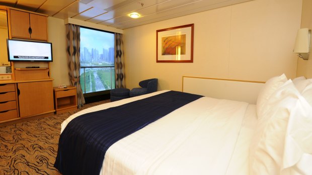 Interior stateroom: Features include a virtual balcony.