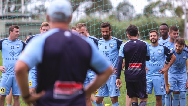 Prepared: Graham Arnold's Sydney FC squad is unaffected by Olyroos selection.