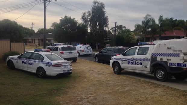 The Perth suburb was in lockdown after firearm claims.