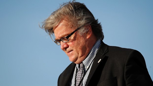 Former White House chief strategist Steve Bannon.