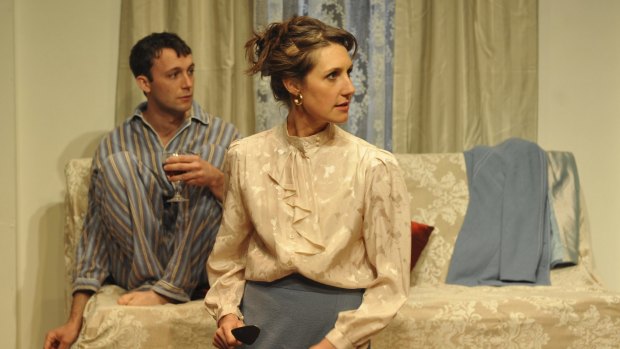 Rory Kelly and Ella Caldwell in Mike Bartlett's Love, Love, Love.