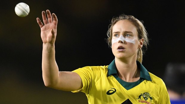 Australia's Ellyse Perry was banished from the attack after 2.4 overs for bowling two balls in the same over above waist height in the ODI against England at Coffs Harbour on Thursday.