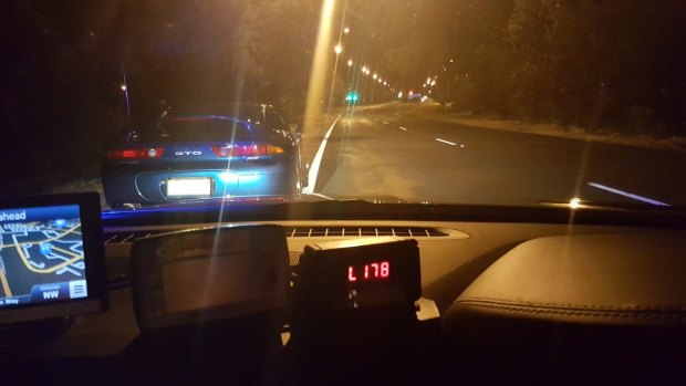 ACT police caught a speeding driver travelling 178km/h in an 80km/h area on Belconnen Way in Macquarie.