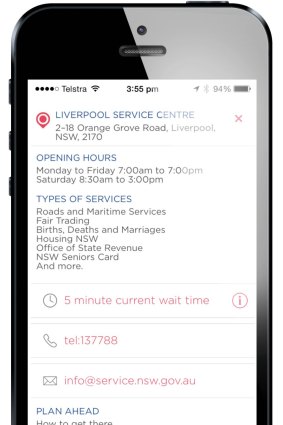 The feature has been incorporated into the Service NSW app.