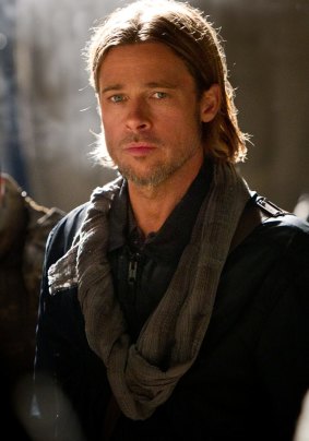 Brad Pitt in <i>World War Z</i>.