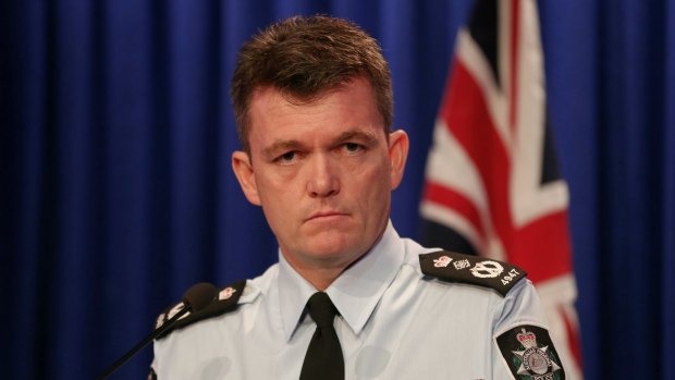 Australian Federal Police Commissioner Andrew Colvin.  
