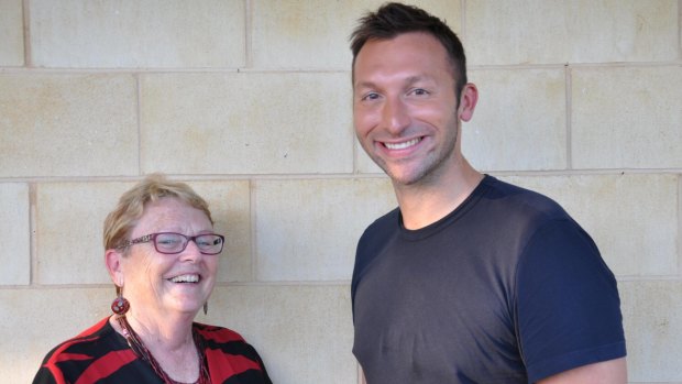 Ian Thorpe with child psychologist and bullying prevention expert Professor Marilyn Campbell.