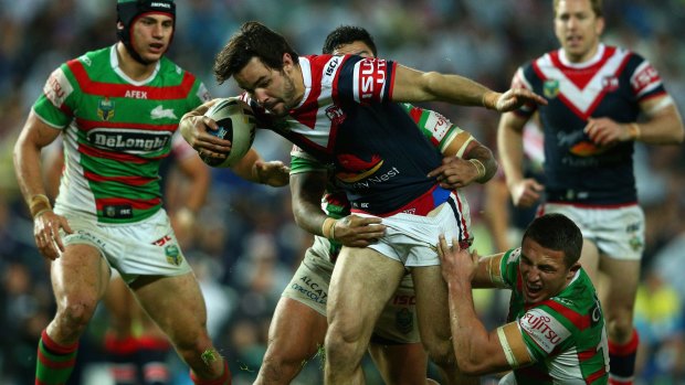 Big bopper: Aidan Guerra is one of the Roosters' most important forwards after Sonny Bill Williams' departure.