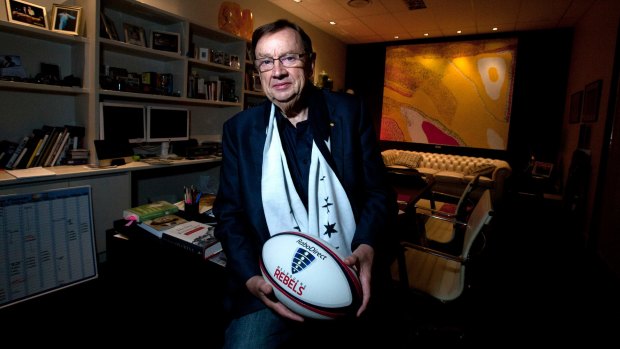 Ad man Harold Mitchell was also chairman of the Melbourne Rebels.