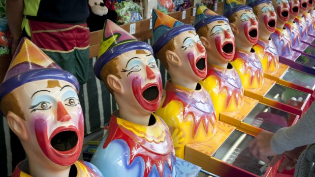 No more cigarettes for these clowns... the Ekka goes smoke-free from 2015.