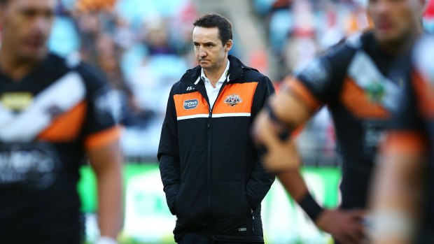 In the dark: Wests Tigers coach Jason Taylor insists he was unaware of the issues in Simona's life.