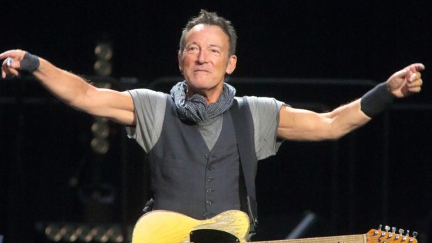 Bruce Springsteen performs with the E Street Band last year in Baltimore.
