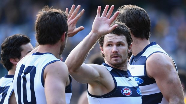 Will he or won't he: Patrick Dangerfield has been given until the last minute to prove his fitness ahead of Geelong's clash with Adelaide. 