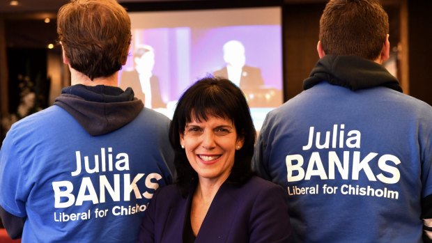 Julia Banks, Liberal candidate for Chisholm, has increased her slender lead.