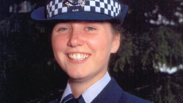 Constable Angela Taylor who was killed in the Russell Street bomb blast in Melbourne 1986.
