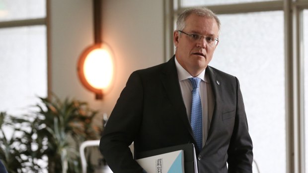 Treasurer Scott Morrison is pushing to lower the company tax rate.