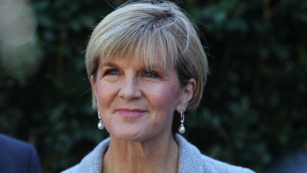 Foreign Minister Julie Bishop: "The Australian government does not believe there is any link between the Indonesian government and the people smuggling trade."
