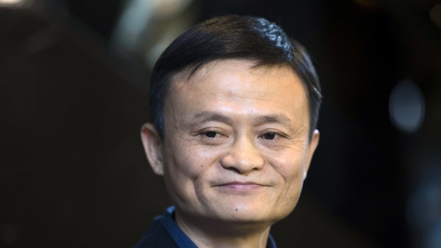 Billionaire Jack Ma, chairman of the Alibaba Group in Hong Kong in 2014.