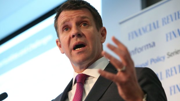 Mike Baird wants to minimise disruptions while major infrastructure is built.