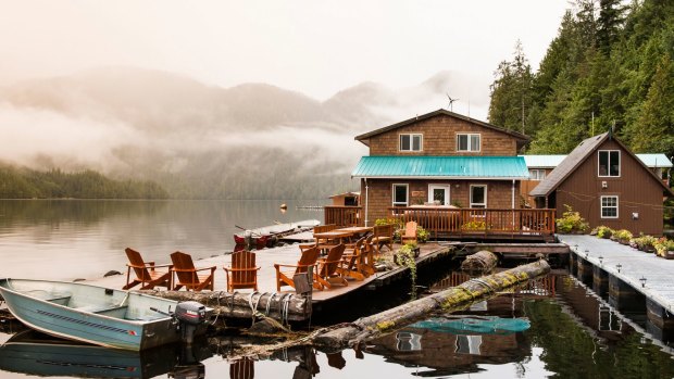 Great Bear Lodge, in Great Bear Rainforest, is reached by plane.