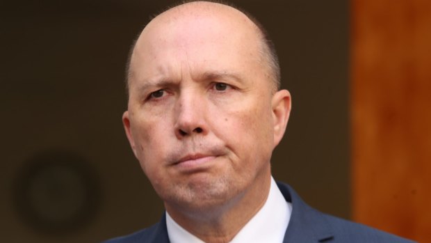 Immigration Minister Peter Dutton.