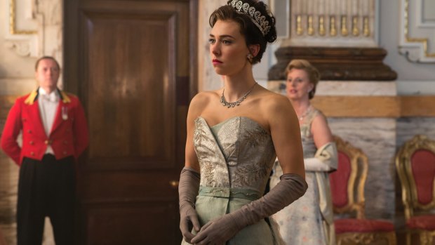 Vanessa Kirby plays an upset Princess Margaret.